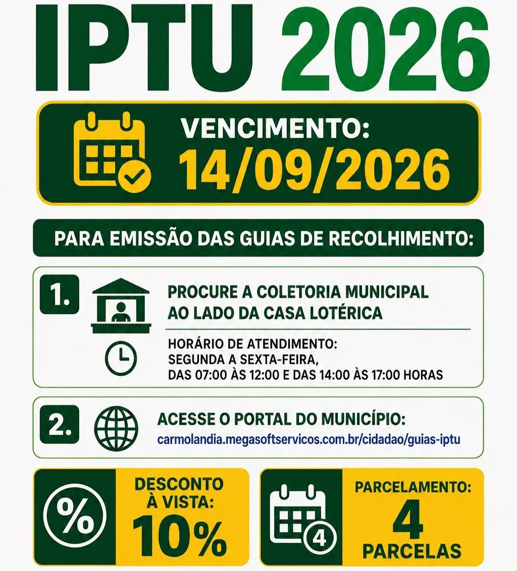 IPTU 2026: Fique em dia!