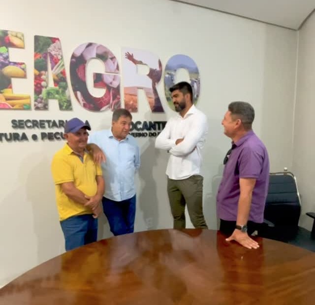 Desenvolvimento Rural em Foco: Prefeito Douglas e Secretários Municipais se reúnem com Secretário de Agricultura do Estado