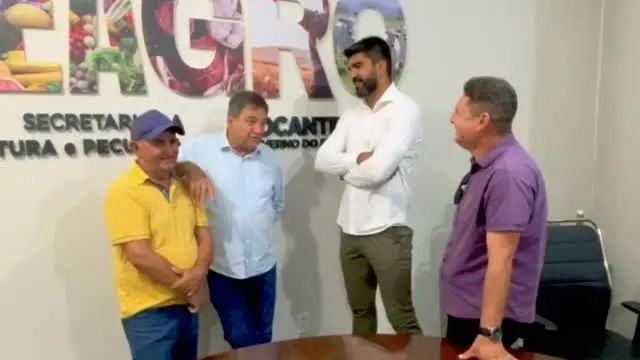Desenvolvimento Rural em Foco: Prefeito Douglas e Secretários Municipais se reúnem com Secretário de Agricultura do Estado